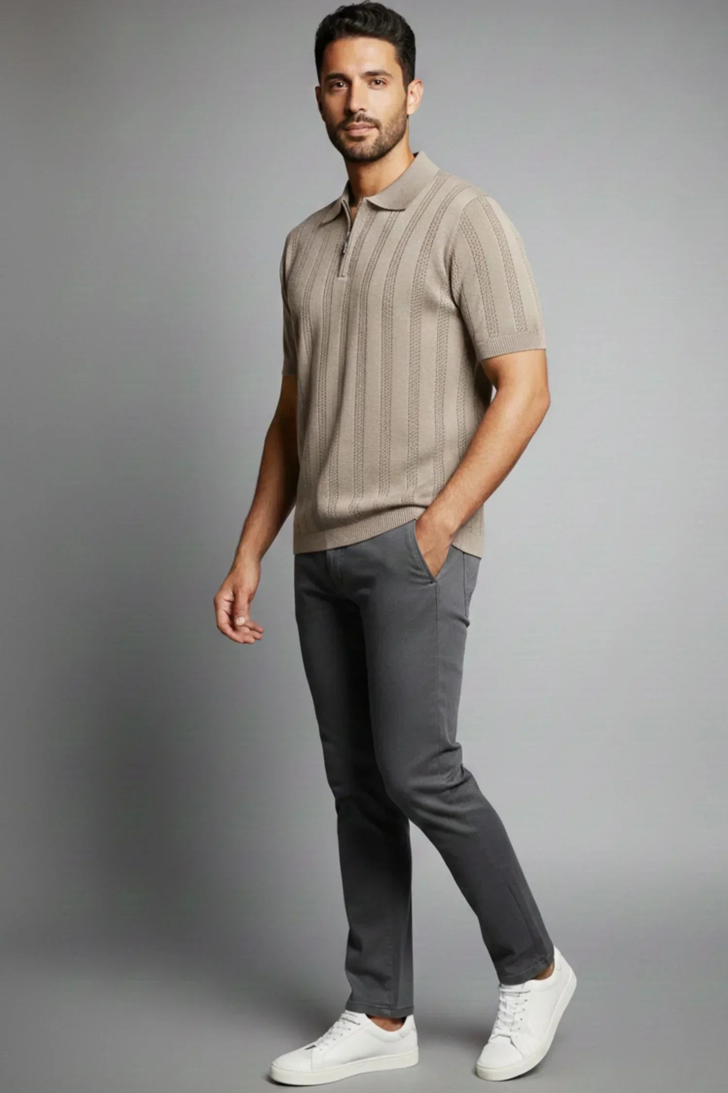 Polo Amalfi en hilado Turín calado